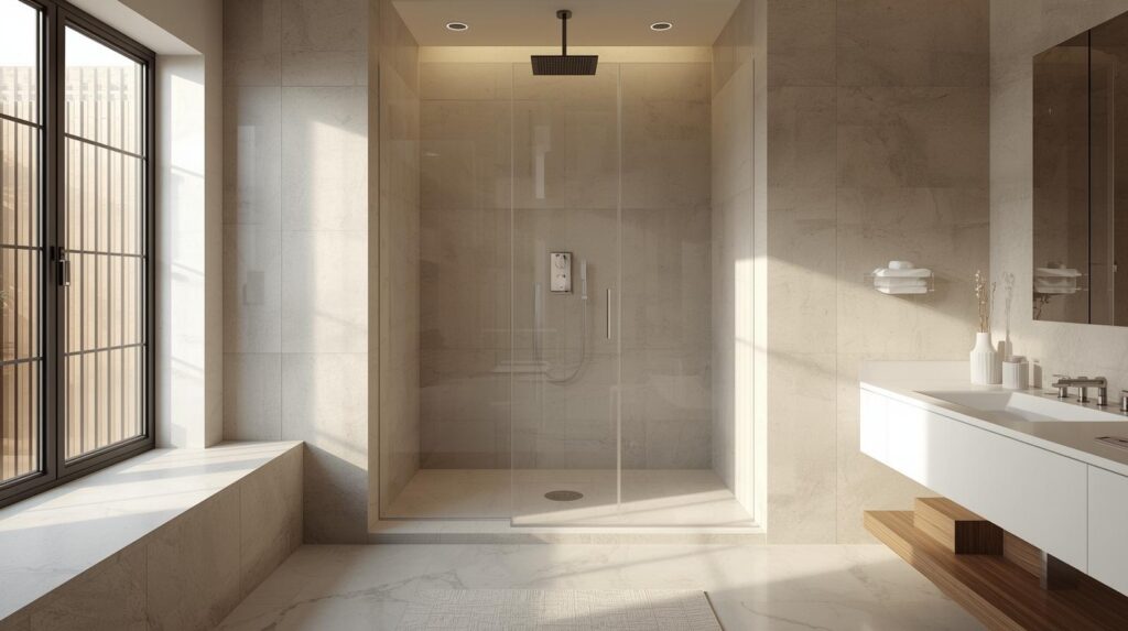 doorless-shower